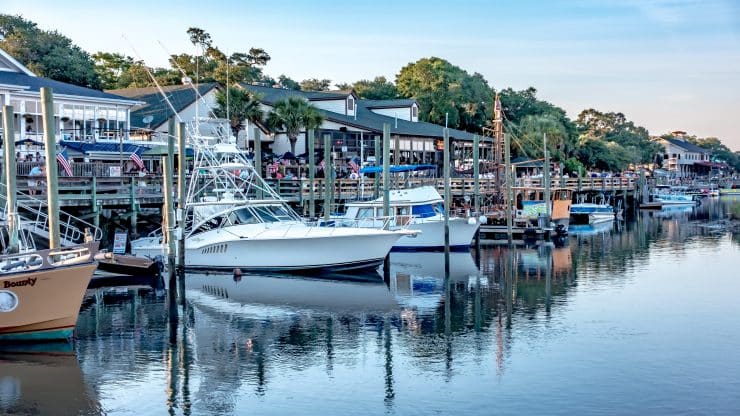 views and scenes at murrells inlet south of myrtle beach south carolina